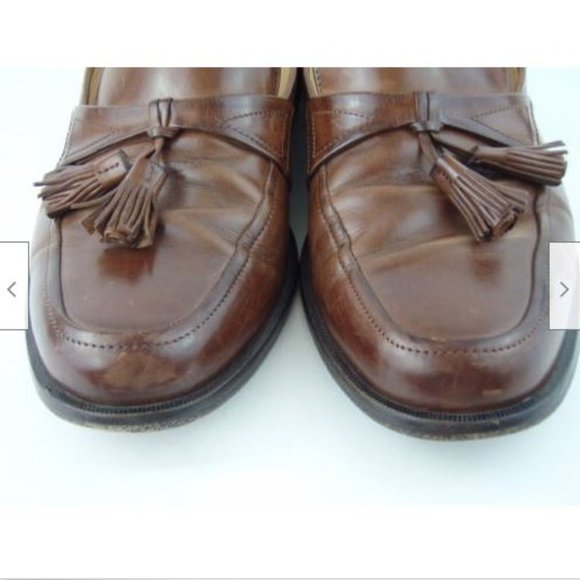 Johnston and Murphy Brown Leather  Tassel Loafers main image 4